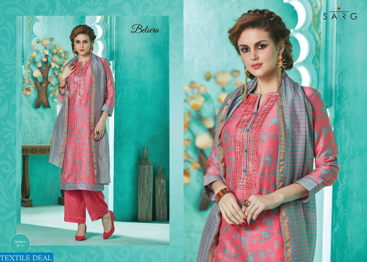 Sarg Belsera Wholesale luxury Ethnic Salwar suits
